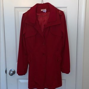 Red jacket
